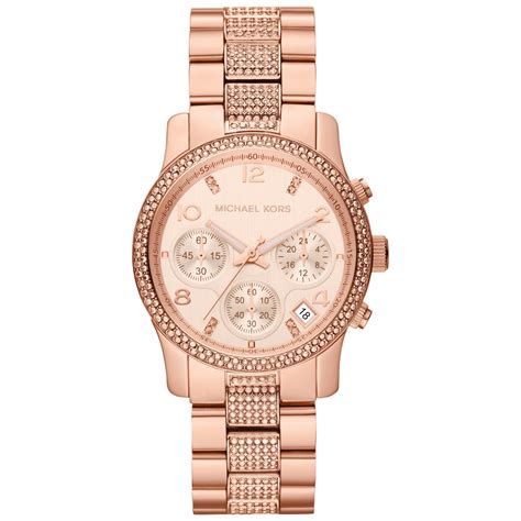 michael kors women case quart watch|Michael Kors chronograph women's watch.